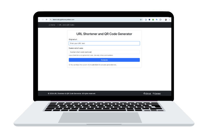 URL Shortener and QR Code Generator