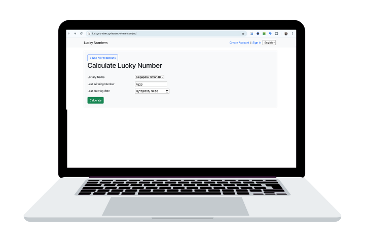 Calculate or view “lucky numbers"